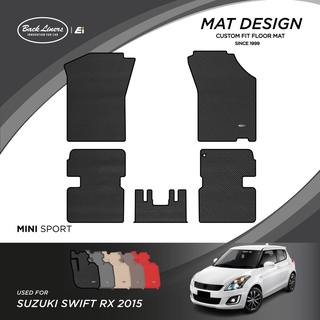 พรมปูพื้นรถยนต์เข้ารูปสำหรับ Suzuki Swift รุ่นRX (ปี 2015-2017)