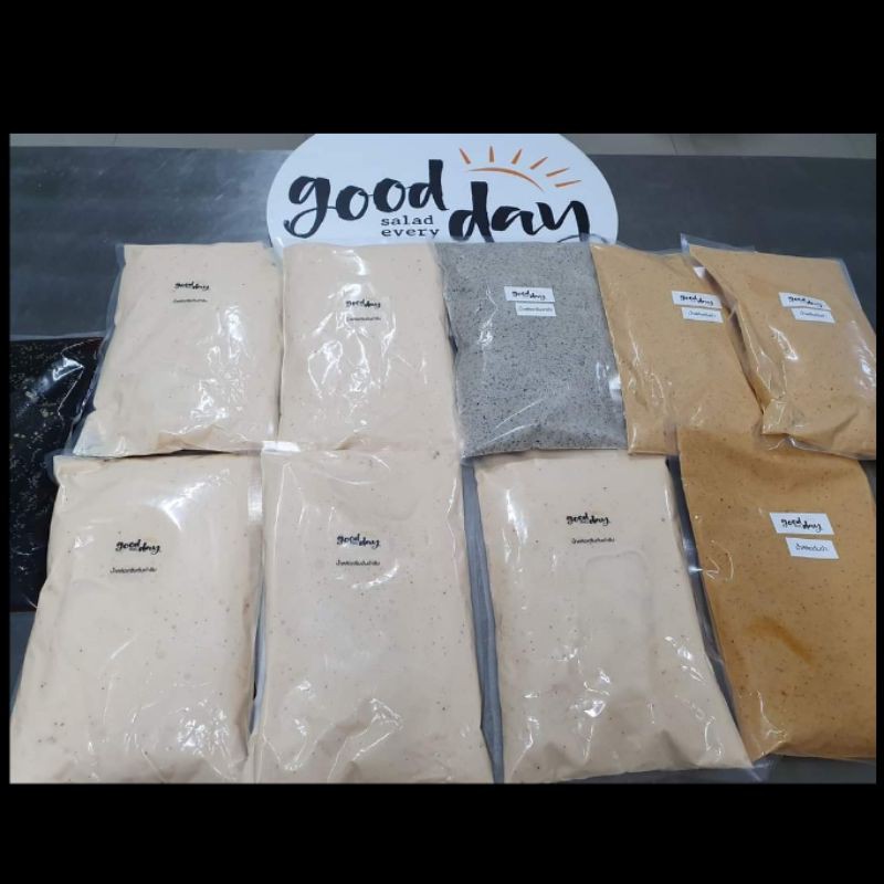 น้ำสลัด Goodday แบบถุง1กิโลกรัม  อร่อย ทำสลัด แซนวิช มีหลายรสชาติ สร้างรายได้ สร้างอาชีพ ลูกค้าติดใจ ราคา ถูกที่สุด ดีลบีเคเค แกลเลอรีภาพที่ 2