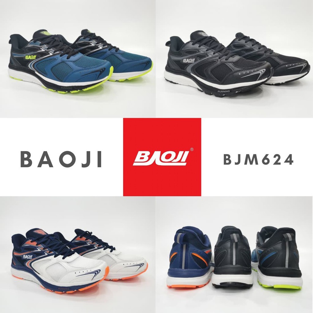Baoji624 รองเท้าผ้าใบบาโอจิผู้ชาย​ รองเท้าวิ่งบาโอจิผู้ชาย​ รุ่น​ BJM624