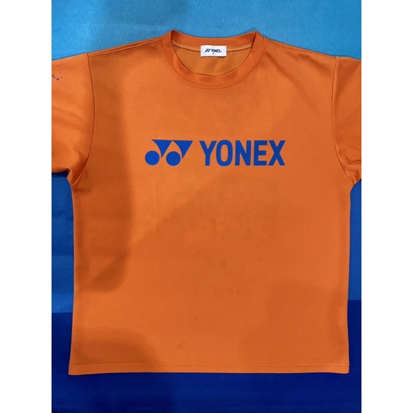 (ของแท้ พร้อมส่ง) เสื้อแบดมินตันคอกลม Yonex Very Cool สีส้ม