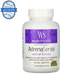 ⭐⭐⭐พร้อมส่ง Natural Factors, WomenSense, AdrenaSense, Adrenal Formula, 120 Vegetarian Capsules