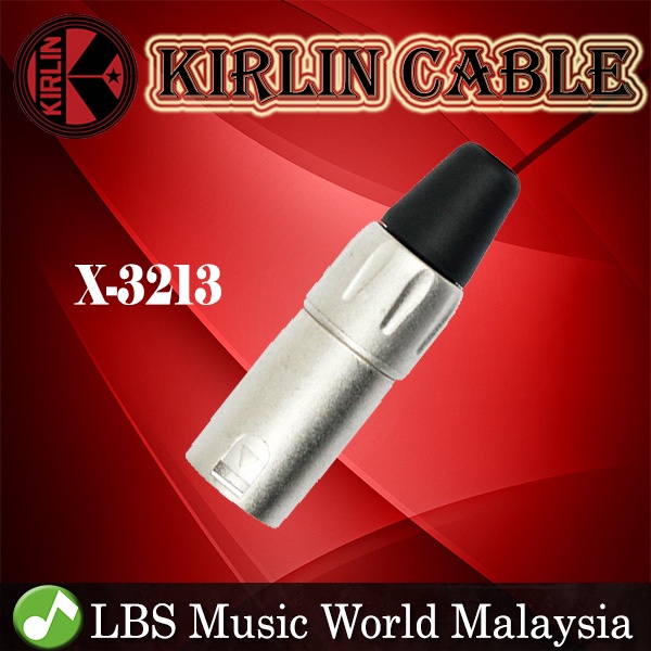 Kirlin X-3213 XLR ขั้วต่อชายไมโครโฟน Adaptor Single