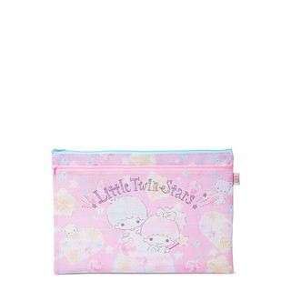 SANRIO ซองซิป Little Twin Stars Fruit F4 แฟ้ม เครื่องเขียน Sanrio