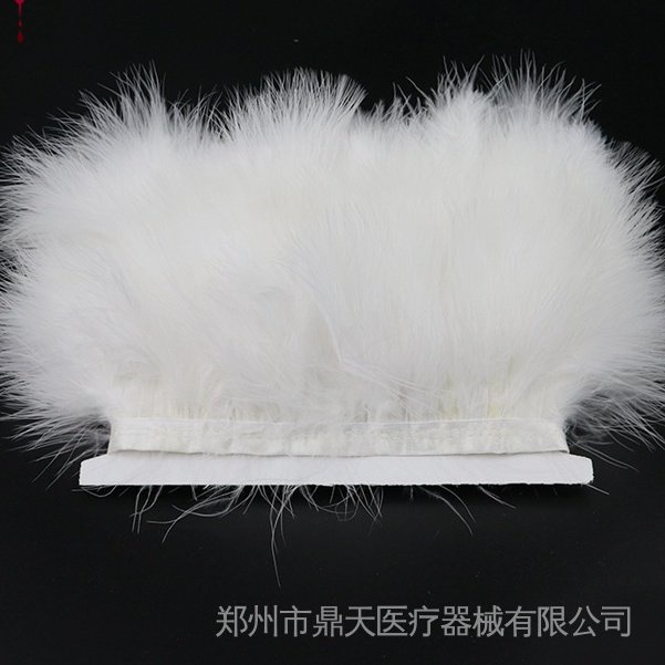 1 หลา/7-8 ซม.ตกแต่ง Feather/Furry Fine Vein Feather/Full Fluffy เสื้อผ้า diy ผ้า