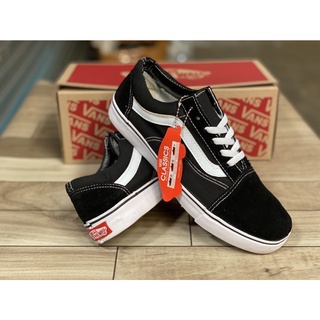 Vans old skool รองเท้าผ้าใบผูกเชือก