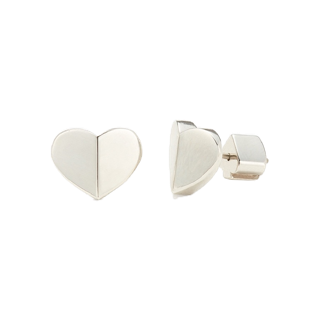 KATE SPADE NEW YORK HERITAGE SPADE METAL SMALL HEART STUDS WBRUH538 ต่างหู