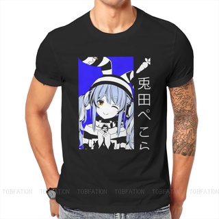 เสื้อยืดผ้าฝ้ายพิมพ์ลายGILDAN เสื้อยืด ผ้าฝ้าย พิมพ์ลาย Hololive Vtuber Usada Pekora Prisoner สําหรับผู้ชาย