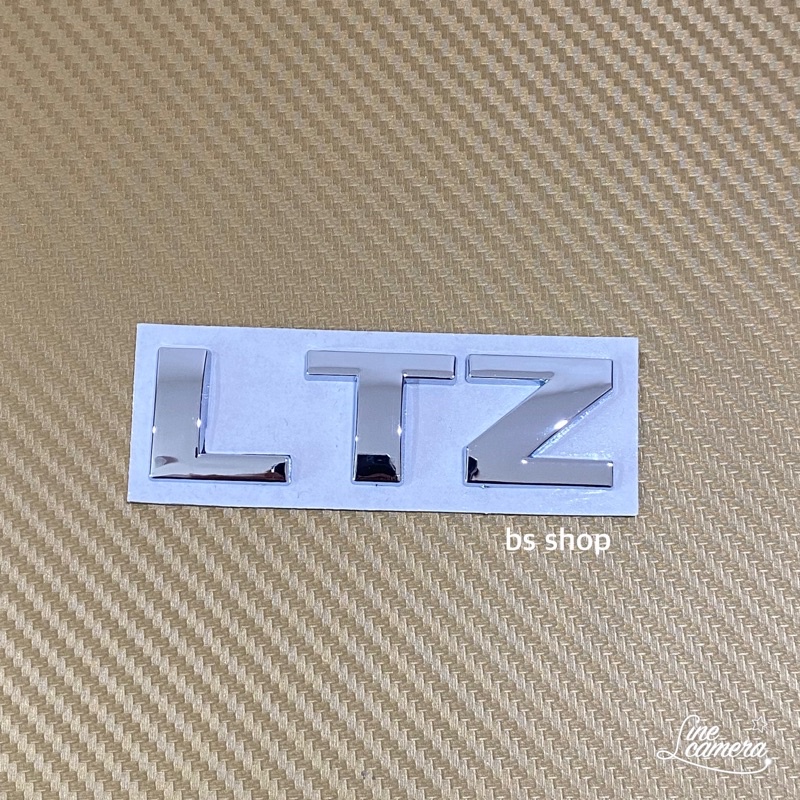 โลโก้  LTZ  ขนาด  2.5x9 cm  ติดท้าย เซฟโลเรต  ราคาต่อชิ้น