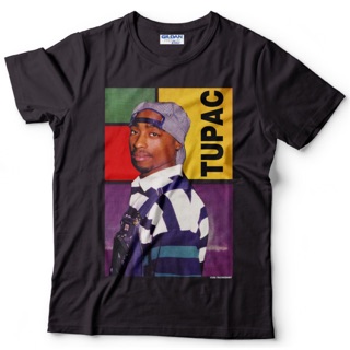 เสื้อวงลายtupac,cotton100usaคุณภาพดี