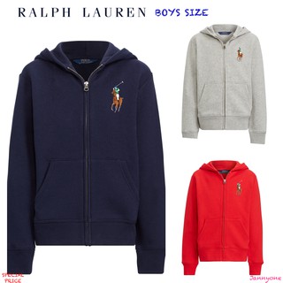 RALPH LAUREN BIG PONY FLEECE HOODIE ( BOYS SIZE 8-20 YEARS )