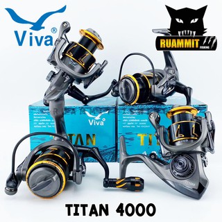 รอกตกปลา รอกสปินนิ่ง วีว่า VIVA TITAN TT SERIES (GREY GOLD)