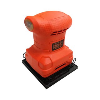 BLACK&amp;DECKER เครื่องขัดกระดาษทราย 1/4 นิ้ว 200 วัตต์ รุ่น BS200-B1 สีส้ม - ดำ เครื่องขัดไฟฟ้า