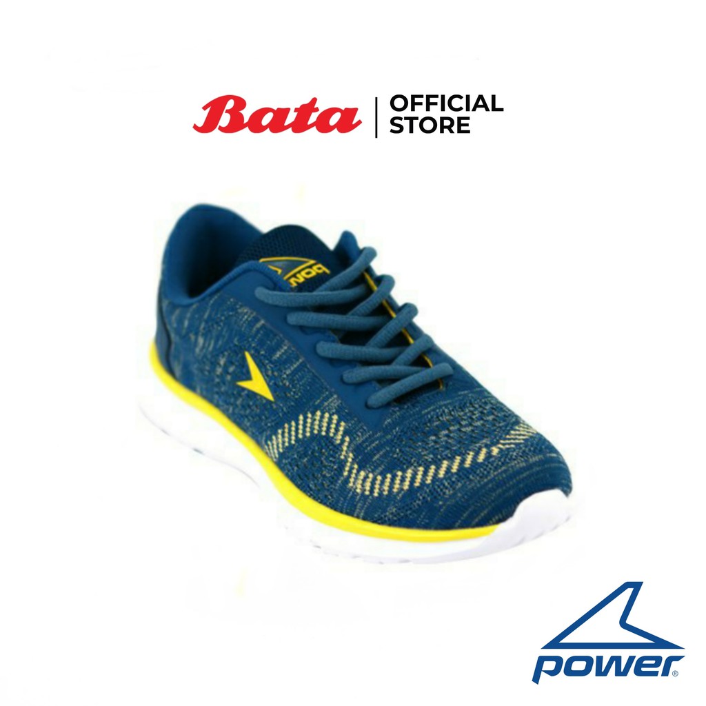 Bata POWER_WALKING JUNIOR รองเท้าผ้าใบเด็ก สำหรับเดิน แบบเชือก สีเทา รหัส 4212630 / สีน้ำเงิน รหัส 4219630