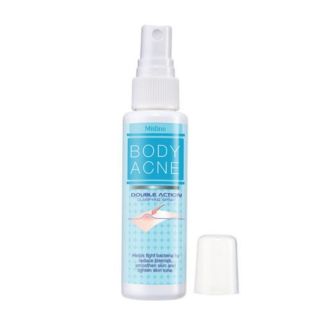 มิสทิน บอดี้ แอคเน่ ดับเบิ้ล แอคชั่น แคลริฟายอิ้ง สเปรย์ 50 มล. ​MISTINE BODY ACNE DOUBLE ACTION CLARIFYING SPRAY 50ml