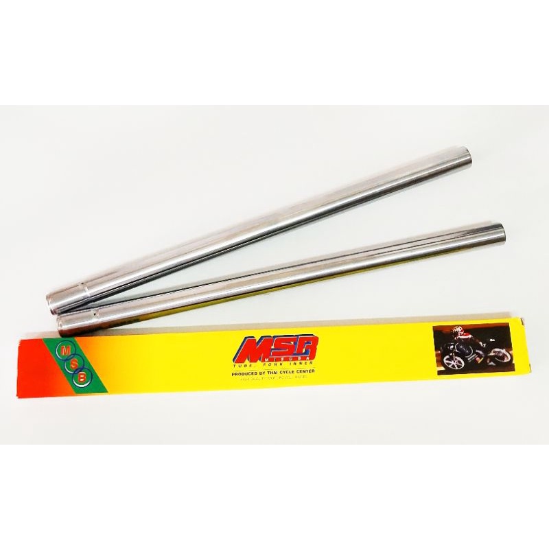 แกนโช้คอัพ/แกนโช้คหน้า ลีโอ-ทักซิโด้ 31มิล สีเงิน ตรา MISUBA