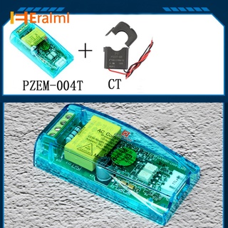 Eralml Pzem-004t 3.0 Version Ttl Modbus-rtu เครื่องวัดพลังงานไฟฟ้า Kwh Meter Ac เฟสเดียว 100a ความถี่โวลต์แอมป์ไฟฟ้า