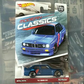 รถเหล็ก Hot wheels 92 BMW M3 modern classics (lb22)