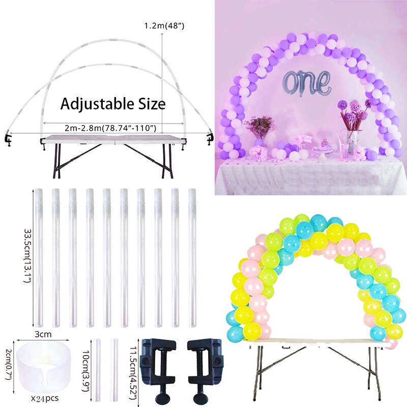 1 set Water Ballon Base Stand Balloon Column Brithday Wedding Party Balloon