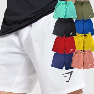 Healthland กางเกงขาสั้นผู้ชาย กางเกงขาสั้นเอวยืด Men Shorts with Pockets