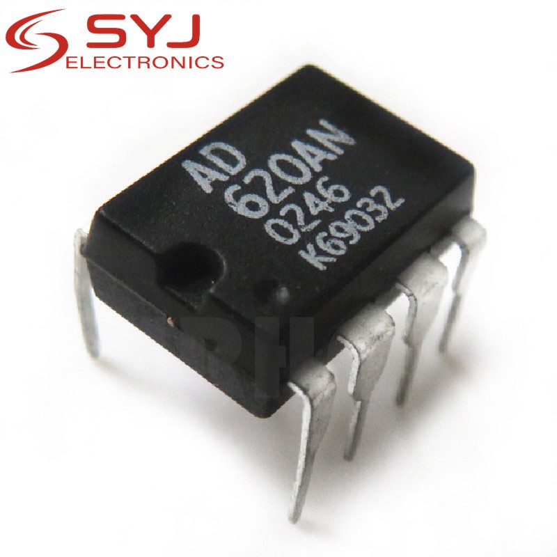 1 ชิ้น/ล็อต AD620ANZ AD620AN AD620A AD620 DIP-8