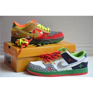 ▫♚∋Readystock Nike Dunk SB What The Dunk Mandarin Duck รองเท้าผู้ชายและผู้หญิง