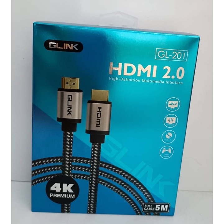สายHDMI 4k ยาว5เมตร GLink รหัสGL-201