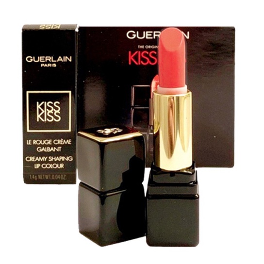 แท้💯% Guerlain KissKiss Creamy Shaping Lip Color Lipstick 1.4g