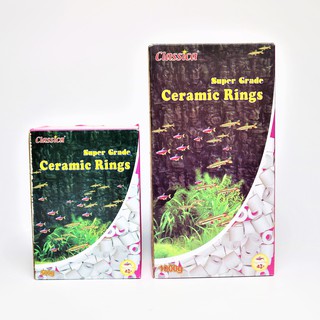เซรามิคริงค์ สำหรับกรองน้ำบ่อปลา ผิวเรียบ Classica