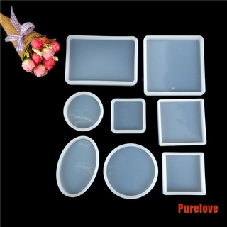 Purelove แม่พิมพ์ซิลิโคนเรซิ่น ทรงกลม สําหรับทําเครื่องประดับ Diy