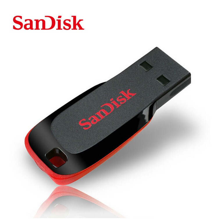  HOT⚡️แฟลชไดร์ฟ CRUZER BLADE USB แฟลชไดร์ฟ 4GB.16GB.32GB USB2.0 SDCZ50_032G_B35
