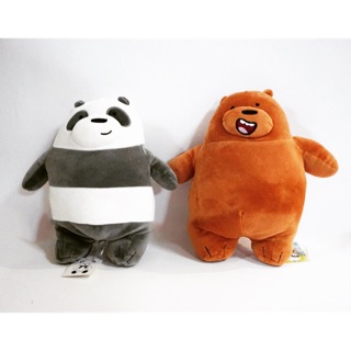 ตุ๊กตาหมี We bare bears นุ่มมากๆ ขนาด 10 นิ้ว ของใหม่ พร้อมส่ง