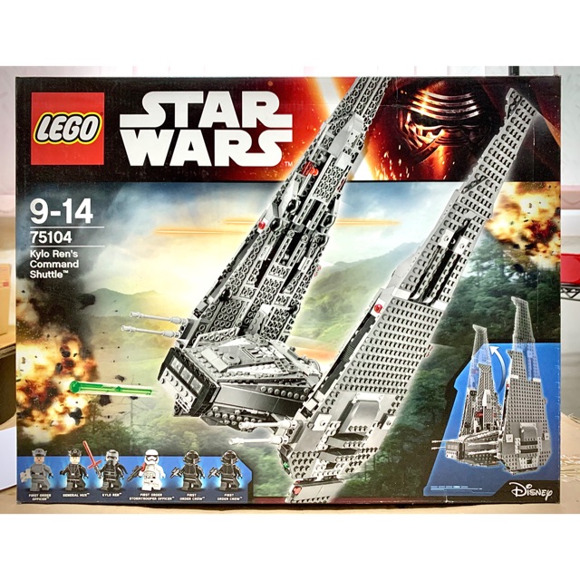 LEGO แท้ STAR WARS 75104 Kylo Ren’s Command Shuttle ของใหม่ ของแท้