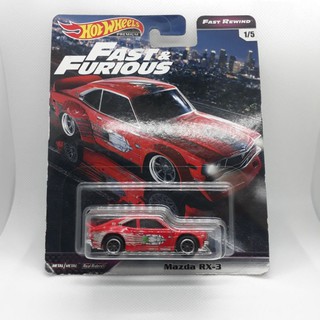 รถเหล็ก Hotwheels Mazda RX-3 FAST&amp;FURIOUS (ib0504)