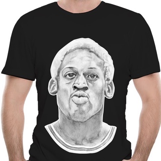 เสื้อยืดผ้าฝ้าย พร้อมส่ง เสื้อยืดแขนสั้น คอกลม ผ้าฝ้าย 100% พิมพ์ลาย Dennis Rodman 91 3D หลากสี แฟชั่นฤดูร้อน สําหรับผู้