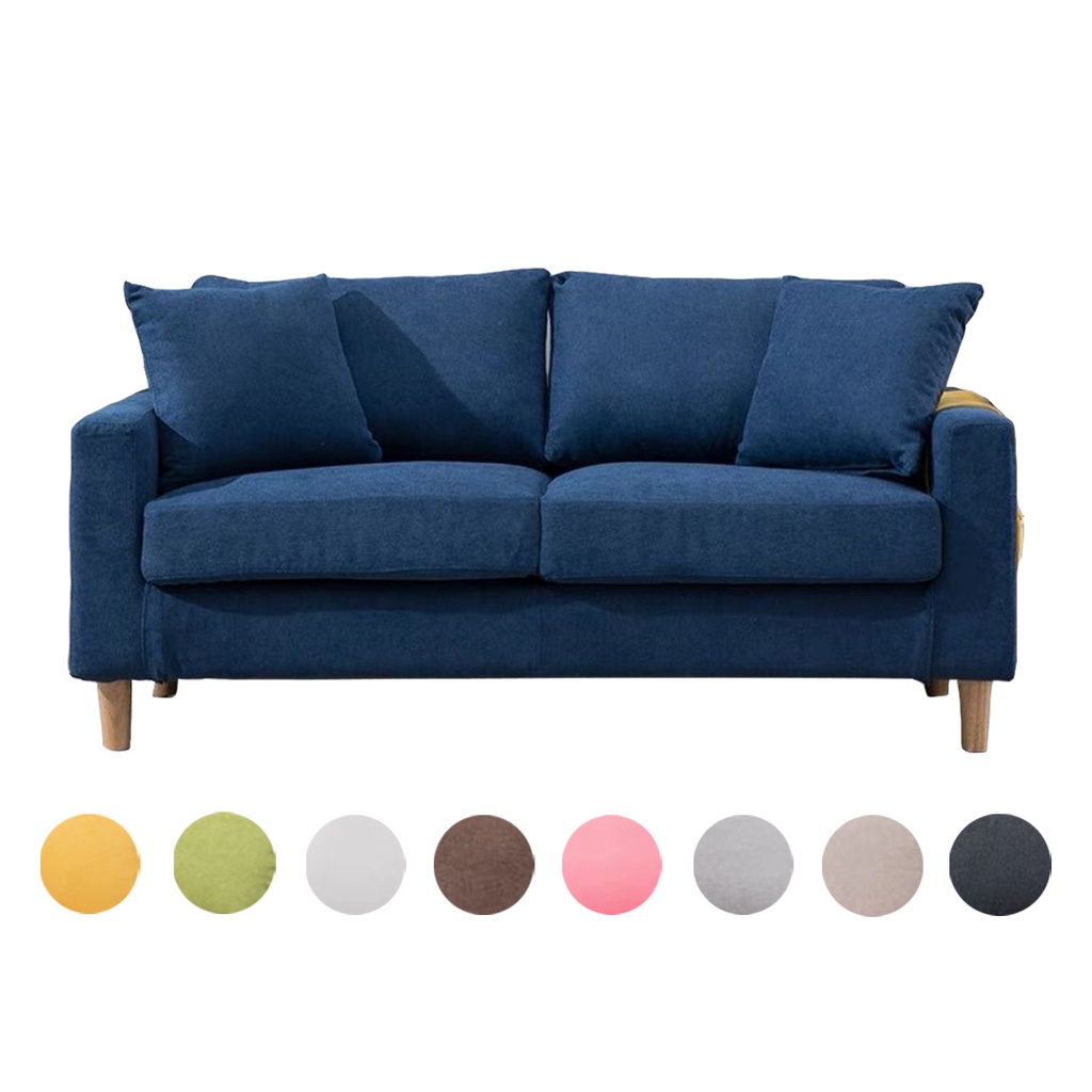 โซฟา 1-2-3 ที่นั่ง สไตล์ญี่ปุ่น เบาะผ้ากำมะหยี่เกาหลีนุ่มแน่นนั่งสบาย ใช้ในคอนโดหรือภายในบ้าน