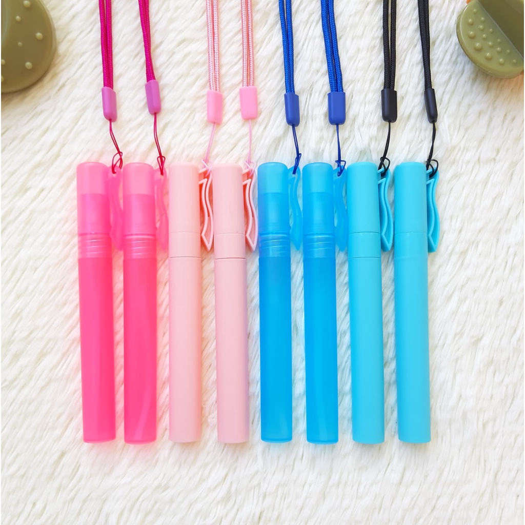 พร้อมส่งในไทย ขวดสเปรย์พกพา พร้อมสายห้อยคอ ขนาด 38 ml. ติดตัวการ์ตูนสวยงาม ขวดแข็งแรง ขวดสเปรย์แอลกอฮอล์