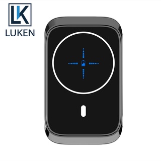 Luken ที่ชาร์จไร้สาย 15W QI พร้อมพอร์ต Type C สําหรับ iP13 12 12 pro max 13 12 Mini