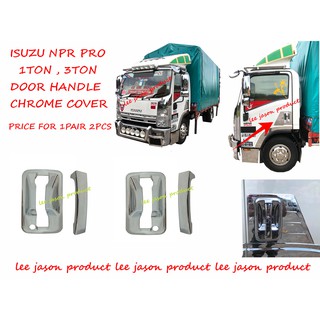 J07s04 ISUZU NPR PRO มือจับประตูด้านนอก โครเมี่ยม 3 ตัน สําหรับ 1 คู่ 2 ชิ้น