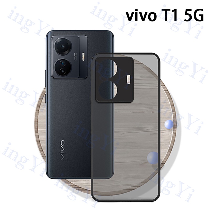 Vivo T1 5G-T1x เคส หนังด้าน กันกระแทก TPU PC แข็ง เคสโทรศัพท์