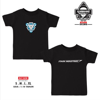 เสื้อยืด พิมพ์ลายอนิเมะ Marvel STARK INDUSTRIES ARC REACTOR สําหรับผู้ชายSize S-5XL