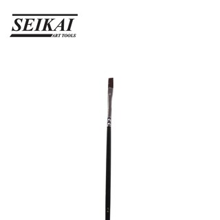 Seikai พู่กันแบนสีน้ำมัน &amp; อะคริลิค (No.2 - 20) 1 ด้าม