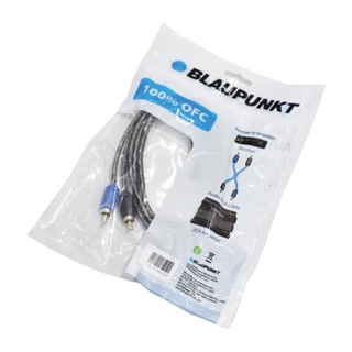 BLAUPUNKT สายสัญญาณ RCA  2CH สายทองแดงแท้ COPPER คุณภาพสูง ความยาว0.5-5.0M