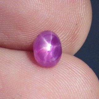 พลอย สตาร์ แซฟไฟร์ ดิบ ธรรมชาติ แท้ ( Unheated Natural Star Sapphire ) หนัก 0.99 กะรัต