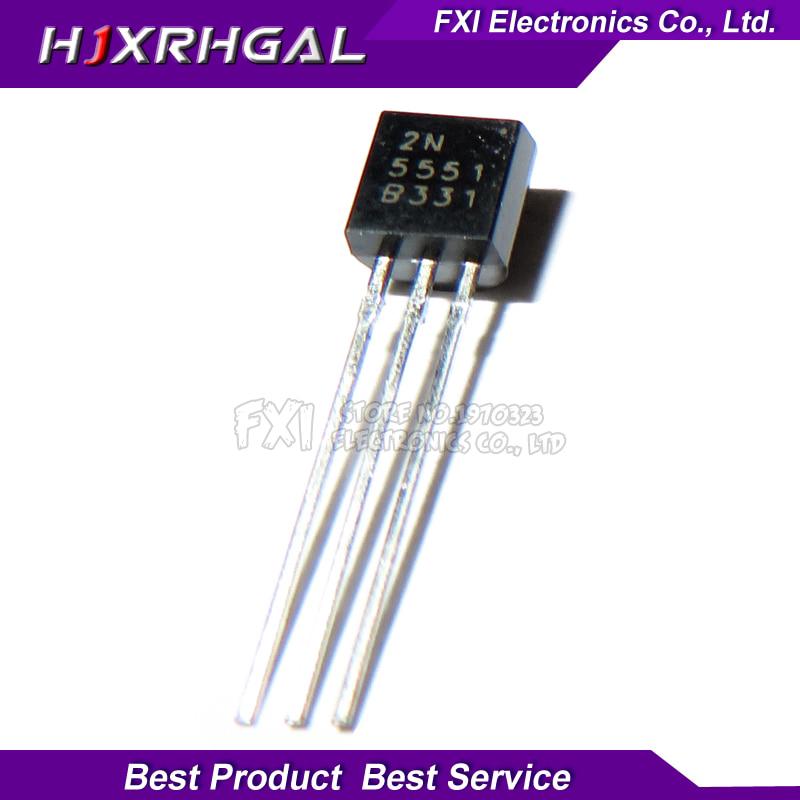 100PCS 2N5551 2N5551 TO-92 TO92 0.6A 160V NPN Original and Transistor new original