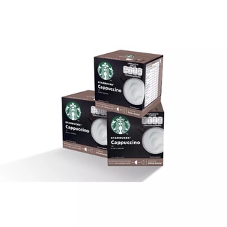  STARBUCKS BY NESCAFE DOLCE GUSTO STARBUCKS CAPPUCCINOแคปซูลสตาร์บัคคาปูชิโน่ 12 แคปซูล 3กล่อง