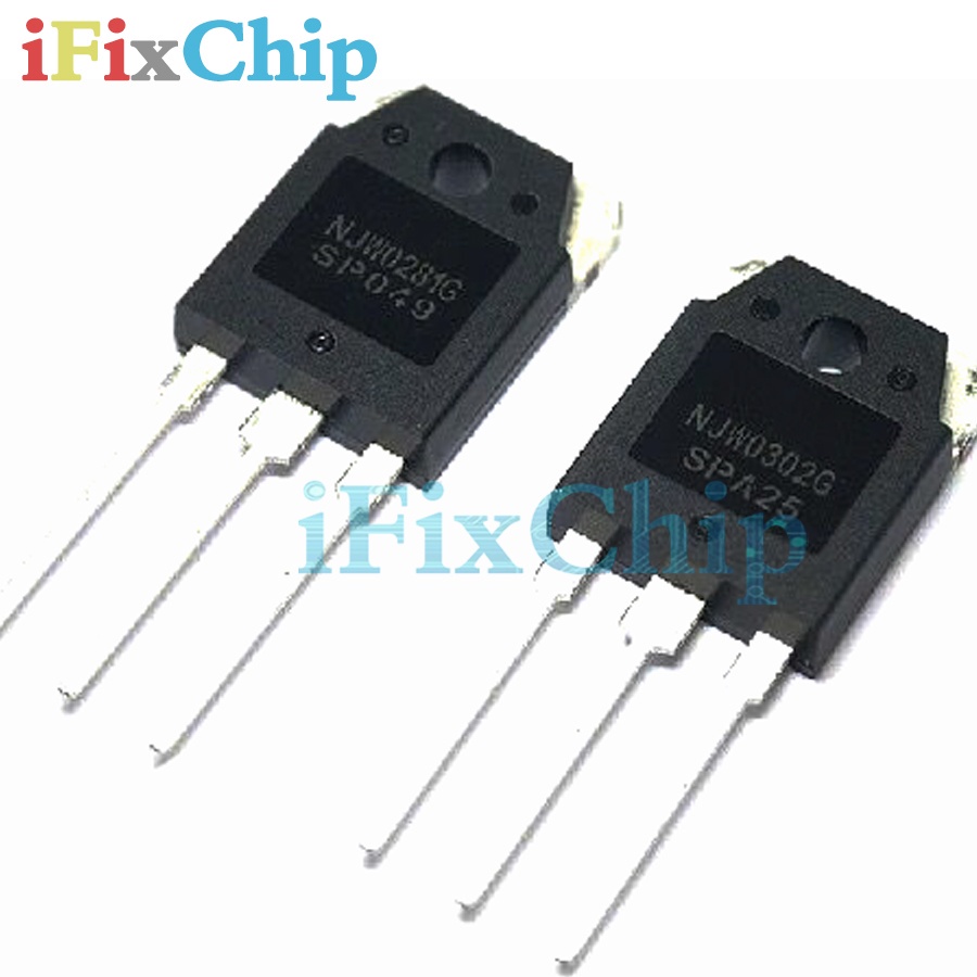 10 ชิ้น NJW0281 NJW0302 TO3P (5 ชิ้น NJW0281G+5PCS NJW0302G) TO-3P