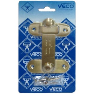 FREE HOME กลอนตัวล็อก VECO CBL 100 สีทอง กลอน กลอนประตู กลอนล๊อคประตู