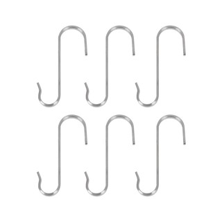 ชุดตะขอแขวน สเตนเลส304 6ชิ้น/ชุด KECH Hook SS-SHAPED STAINLESS STEEL HOOK KECH PANEL PACK6