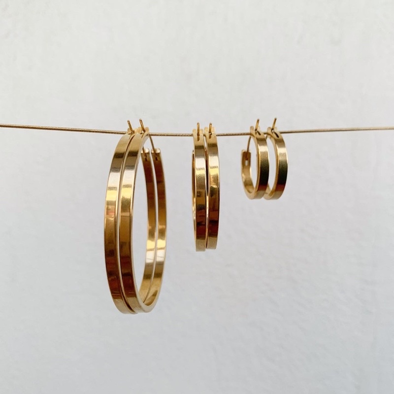 (สั่งในไลฟ์สด ลด50%) Luciano Hoop 14k