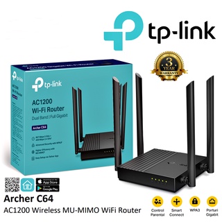 TP-LINK (Archer C64) AC1200 Wireless MU-MIMO WiFi Router